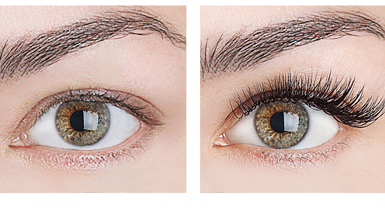 eyelashes extensions